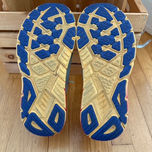 HOKA One One Size 12D Men's Cosmic Gray Tomato Arahi 7 Running Shoes Comfort - Picture 10 of 16